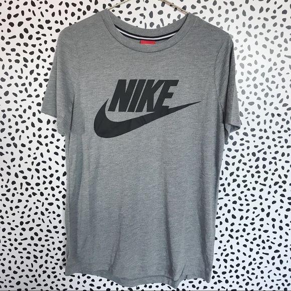 Nike Tops - Nike Grey Modal Blend Logo Tee